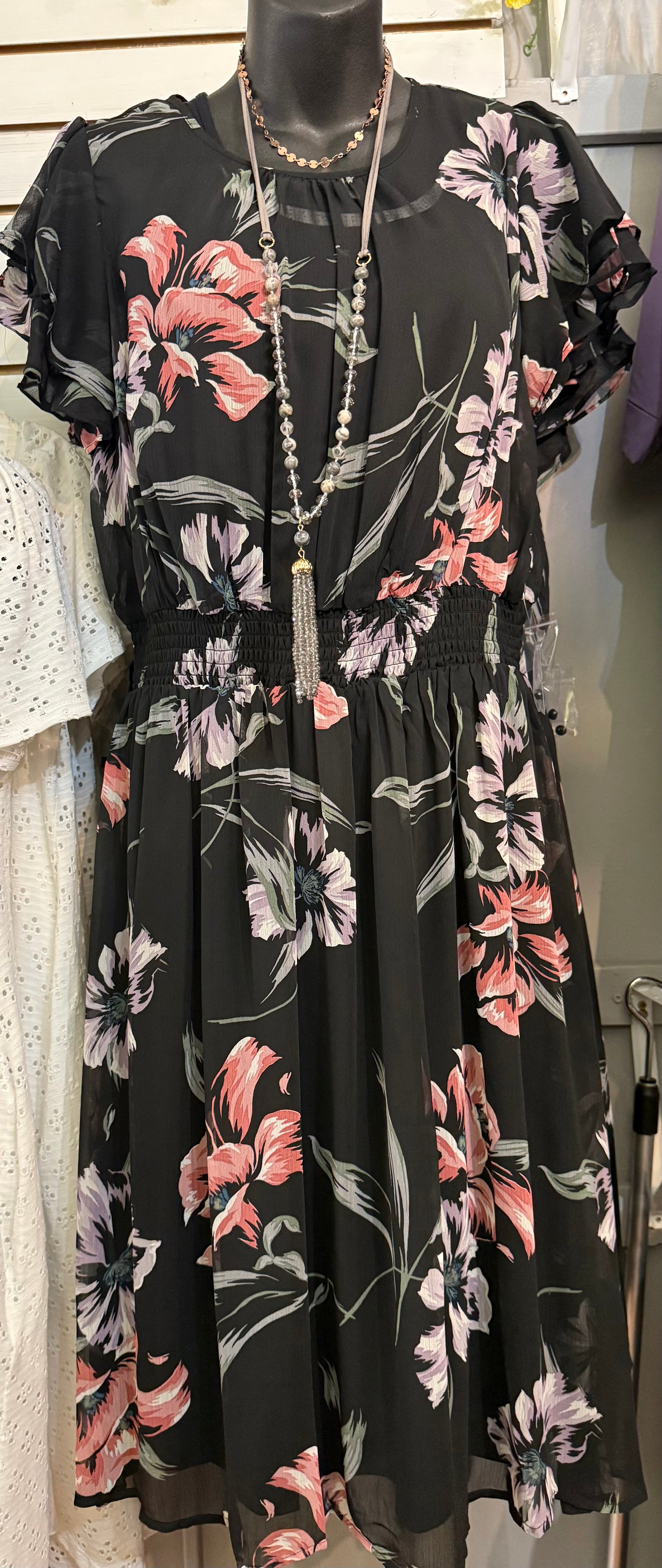 Black Chiffon Dress