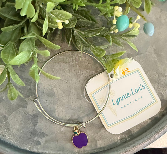 Purple Apple Bracelet