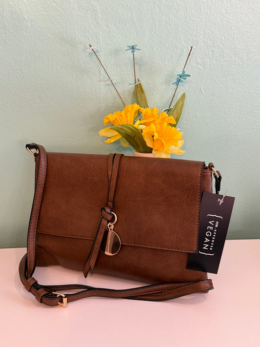 Coffee FoldOver Crossbody