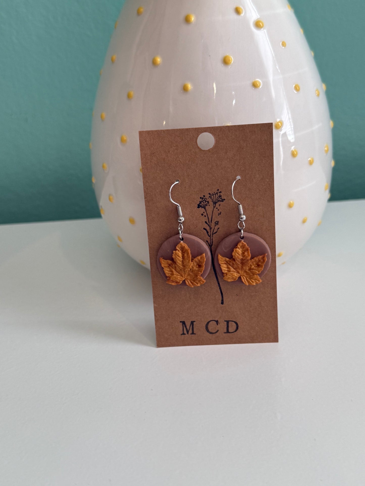Gold Leaf Earring