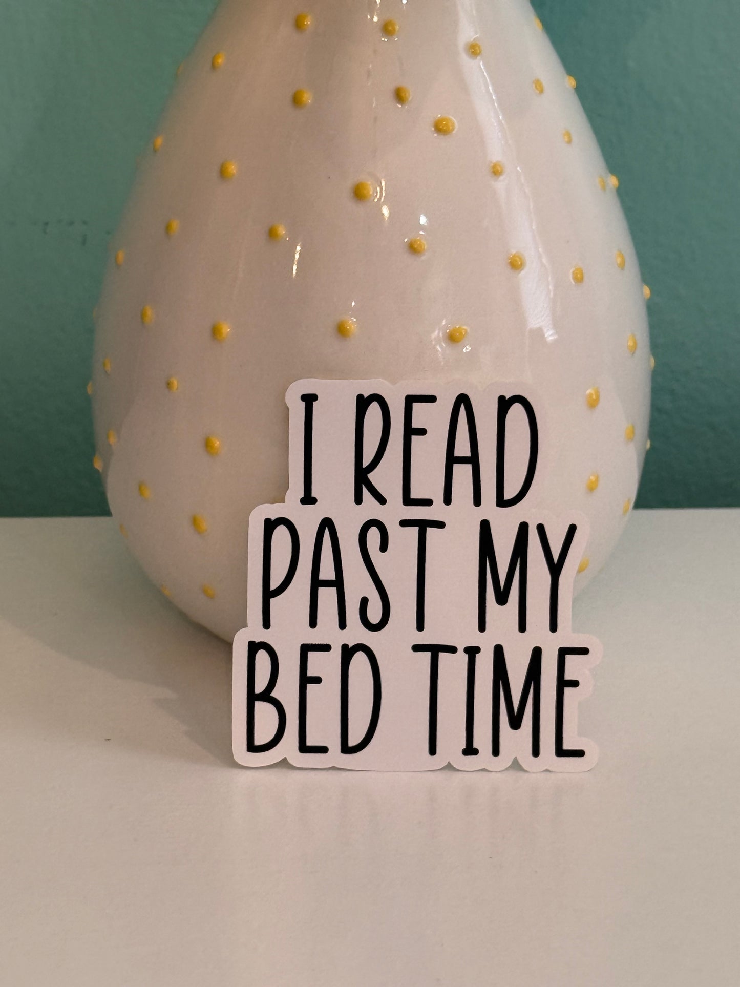 ReadPastBed Sticker