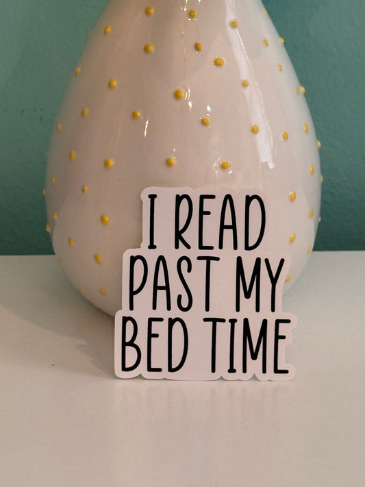 ReadPastBed Sticker