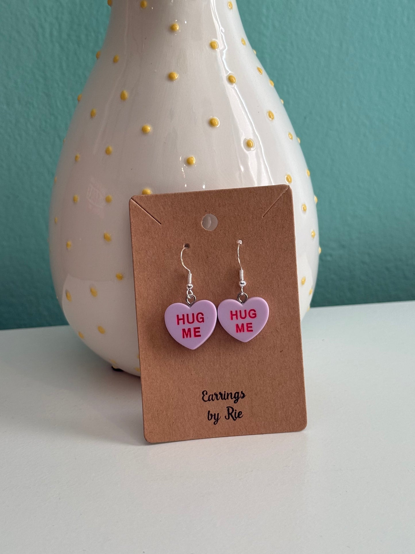 Purple HUGME Earrings
