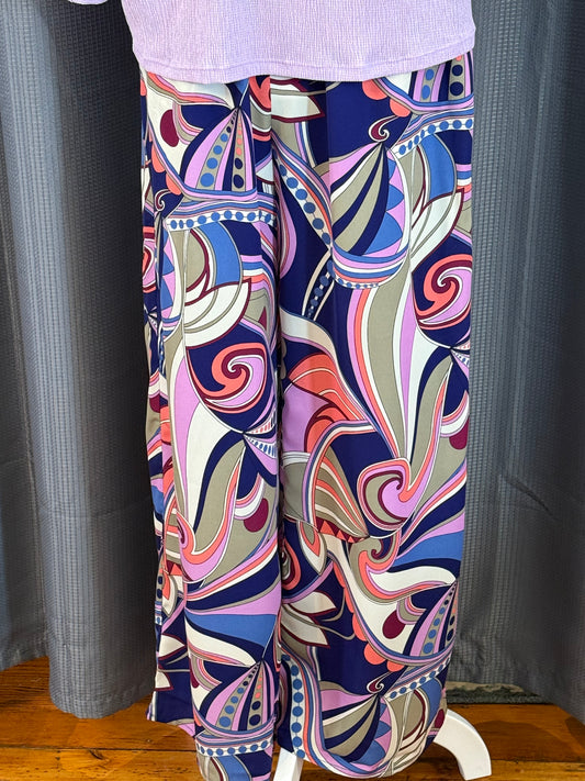Cobalt/LavAbstractPaisleyPants