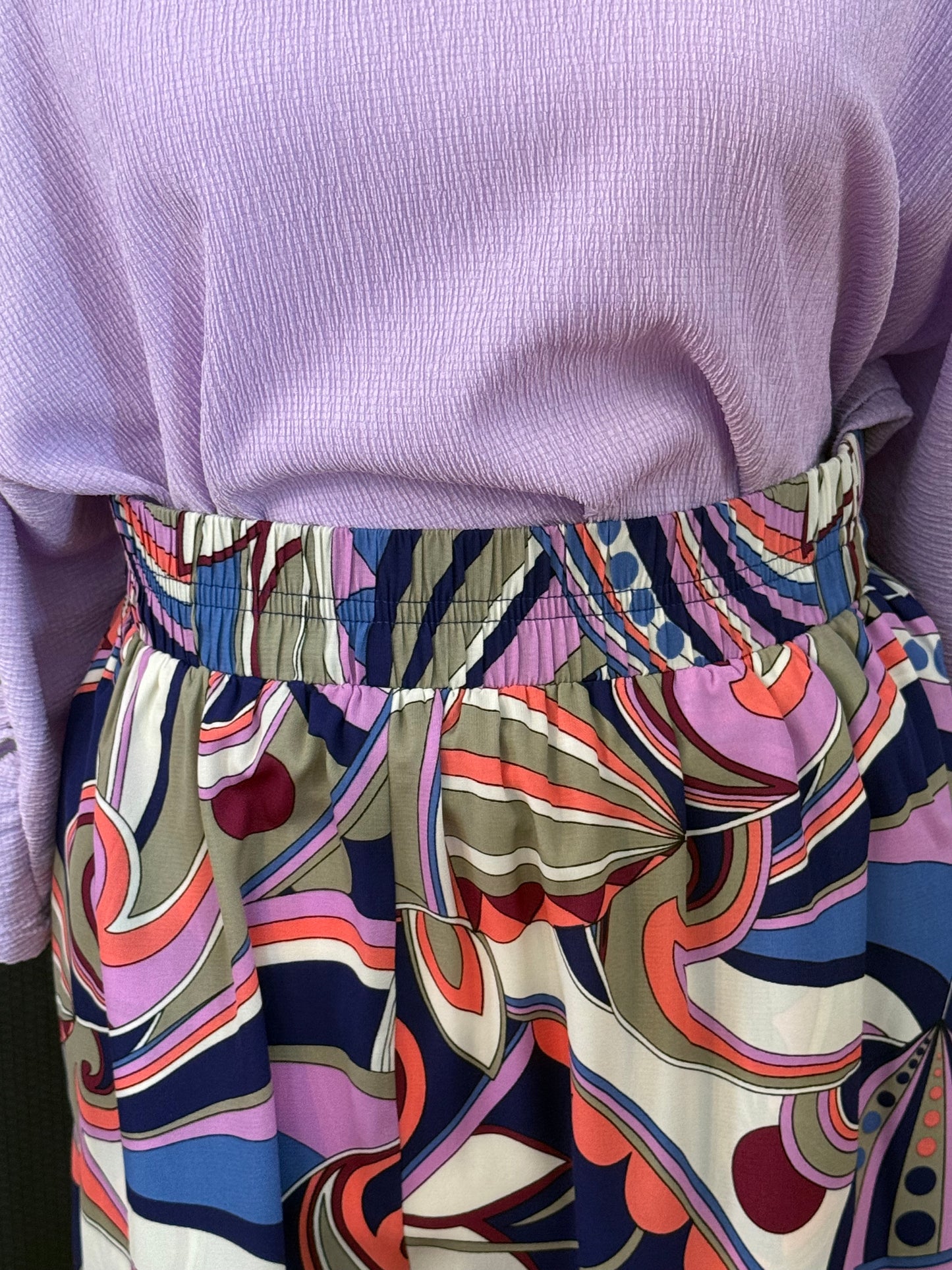 Cobalt/LavAbstractPaisleyPants