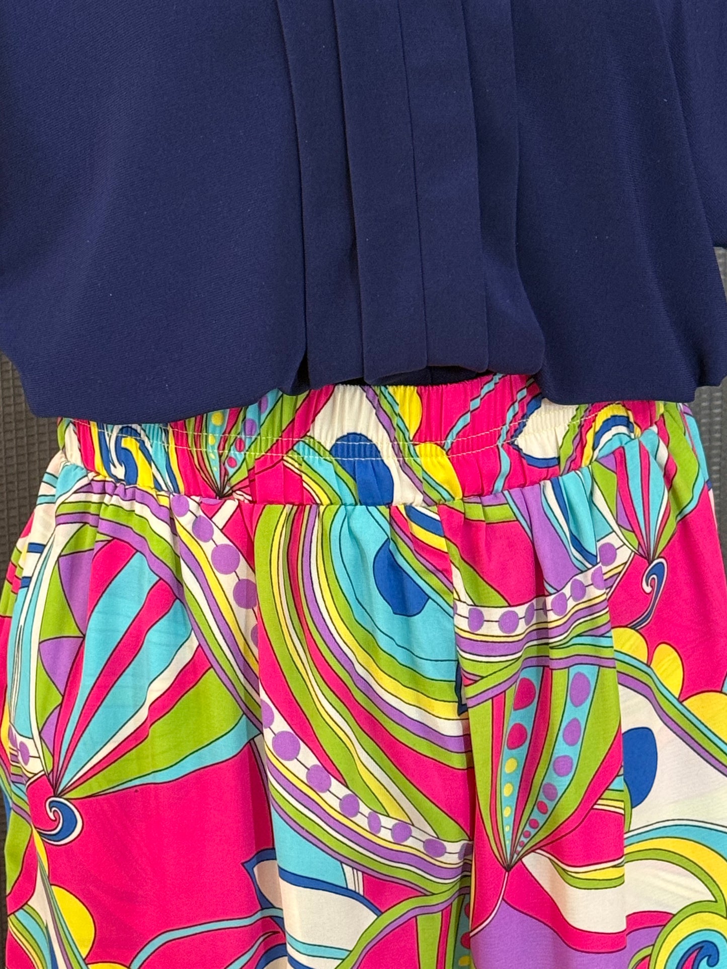 FuchsiaAbstractPaisleyPants