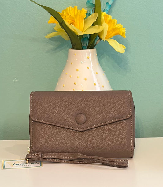 Dk.Stone Trifold Wallet/Wristlet