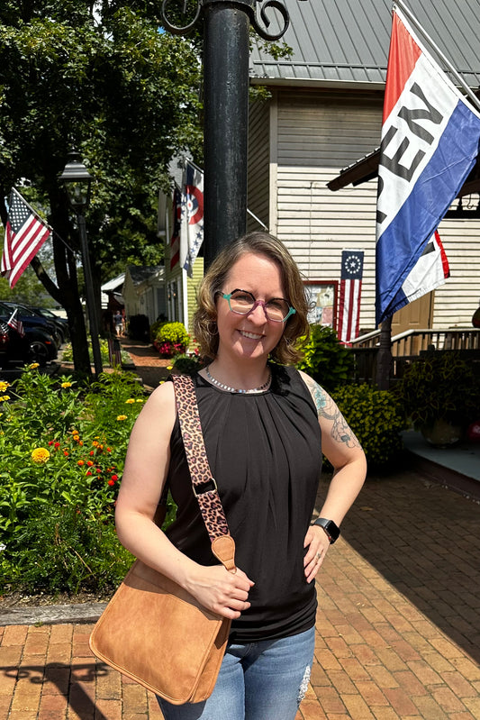 Black Sleeveless Top