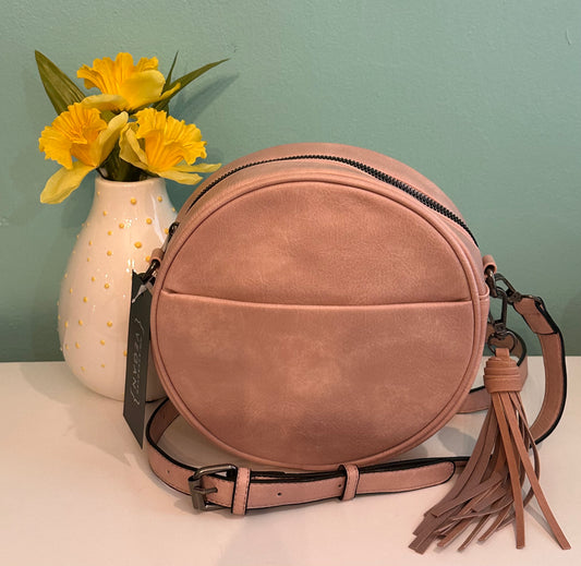 Blush Round Handbag