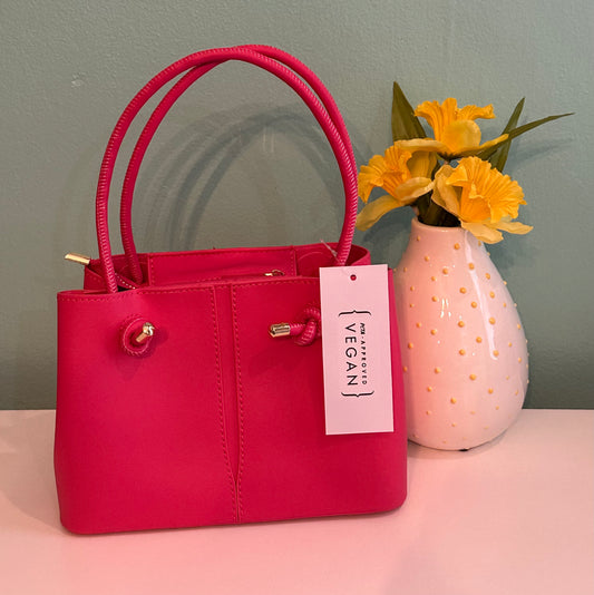 Fuchsia Knot Mini Tote