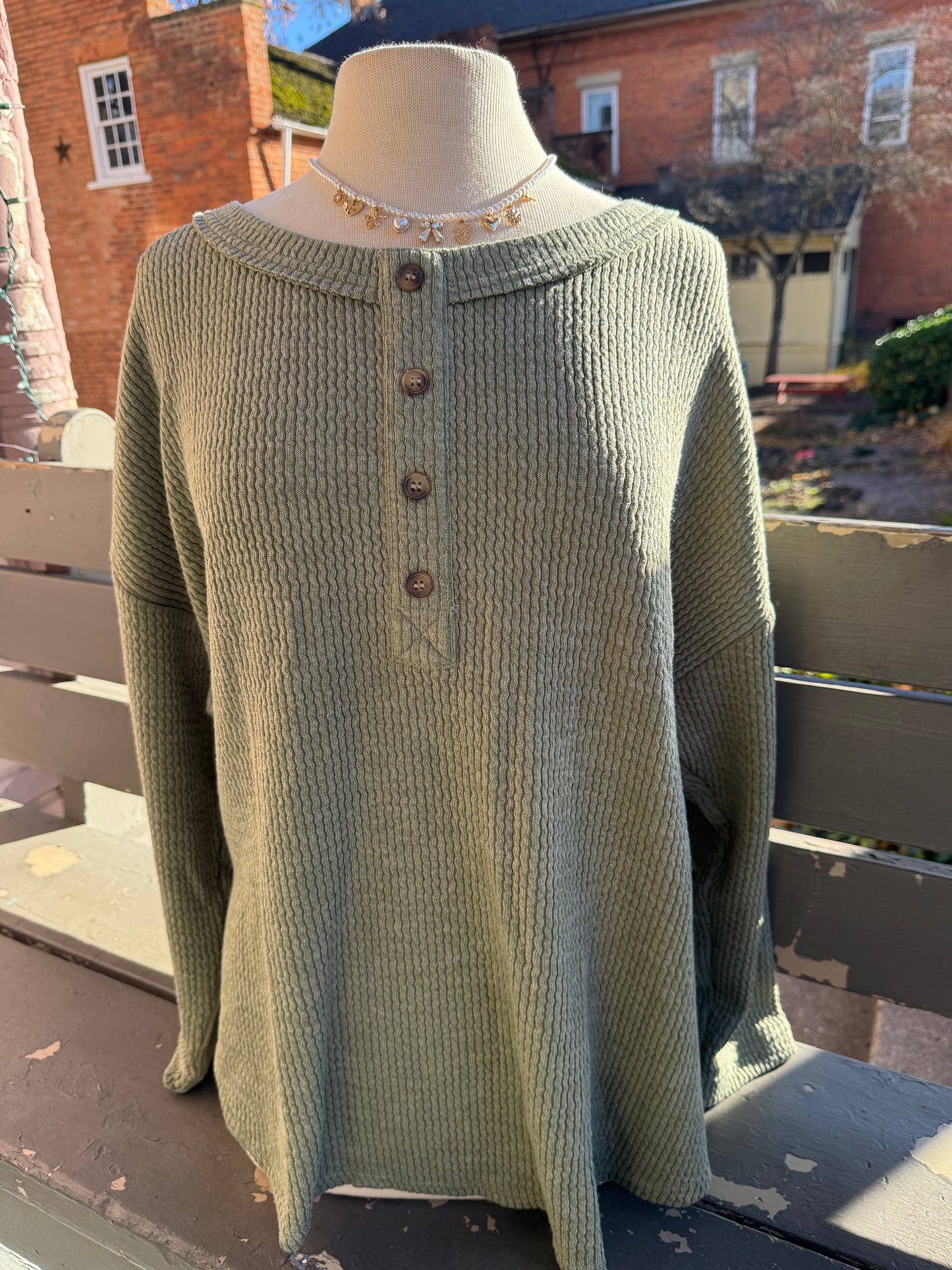 (Plus)Lt.OliveWaffleTop