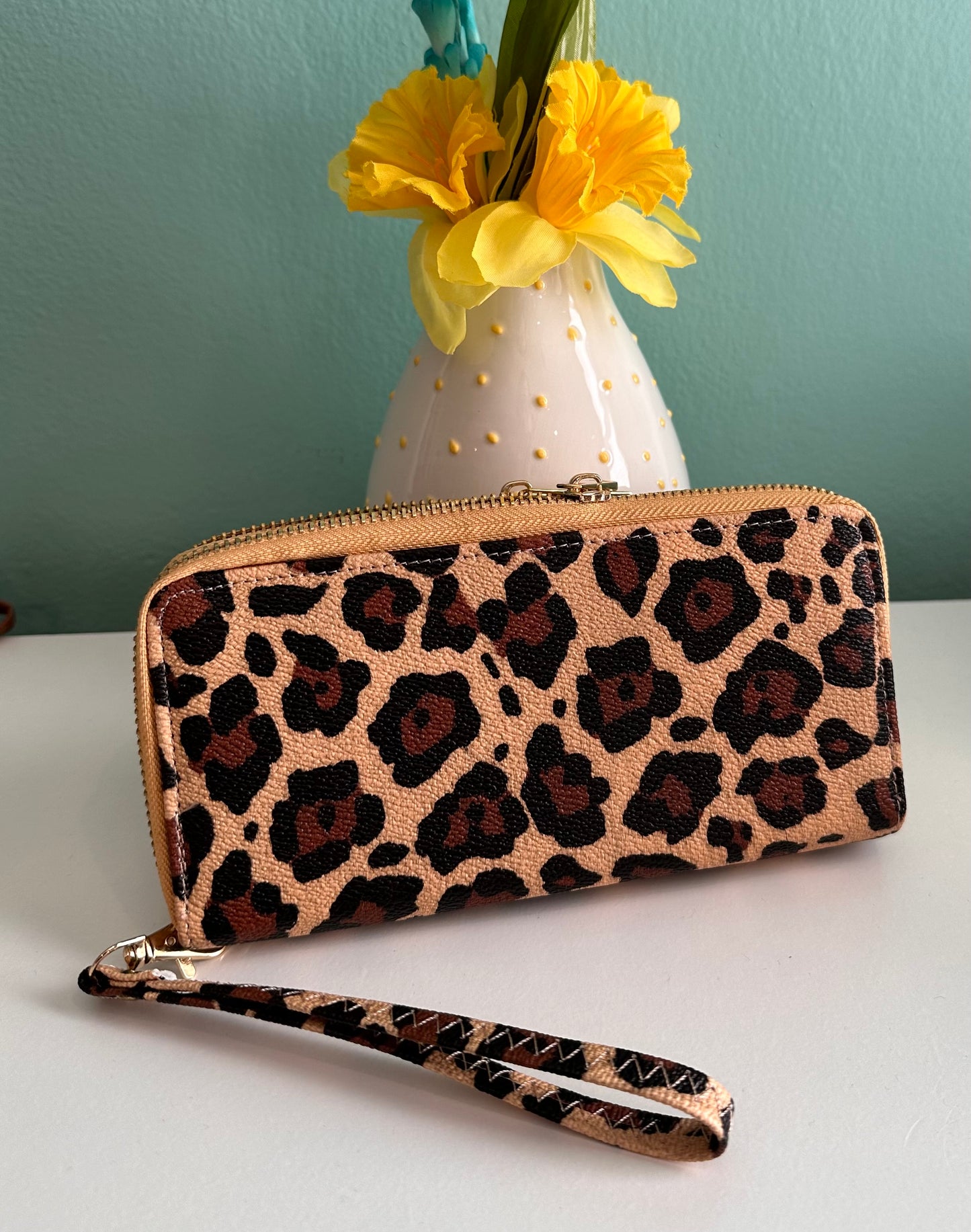 Cheetah Wallet/Wristlet