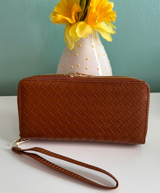 Brown Wallet/Wristlet