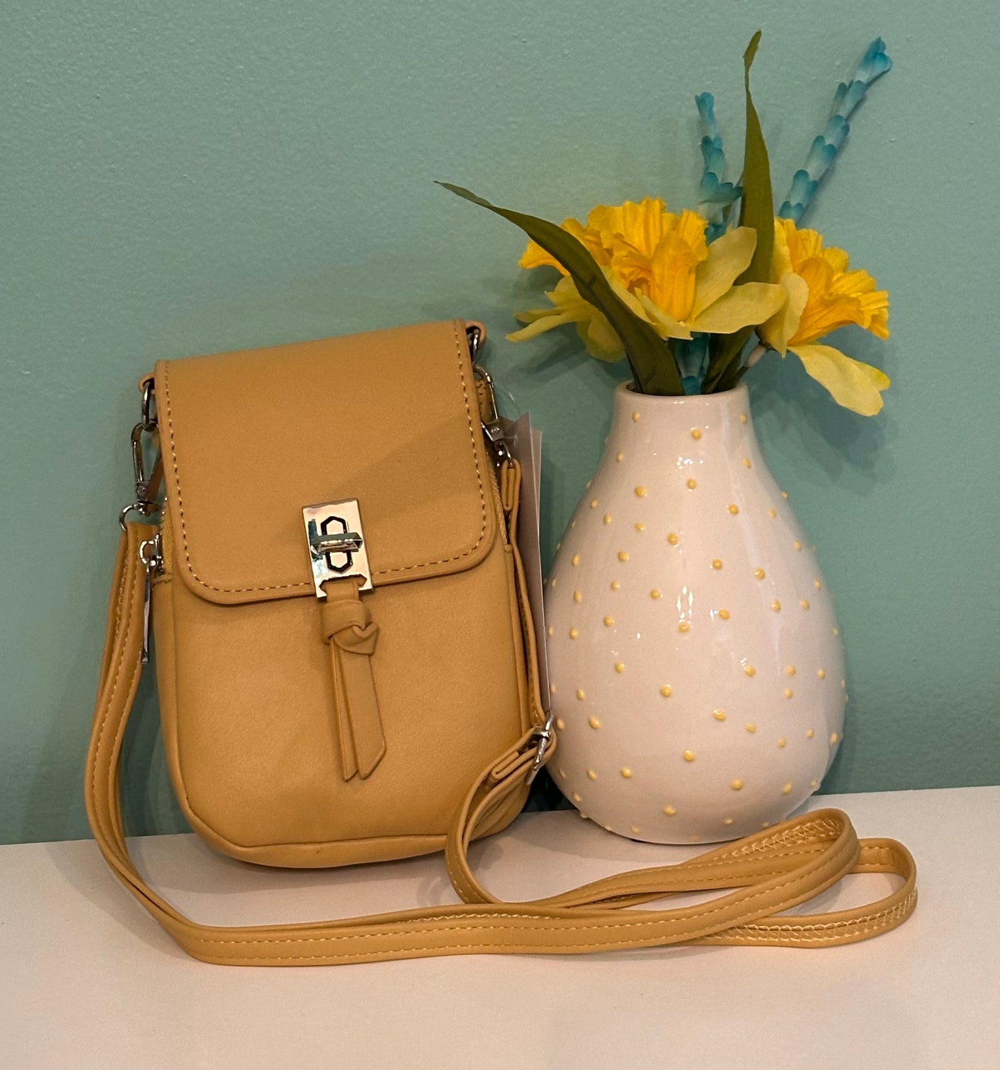 PaleYellow Phone Crossbody