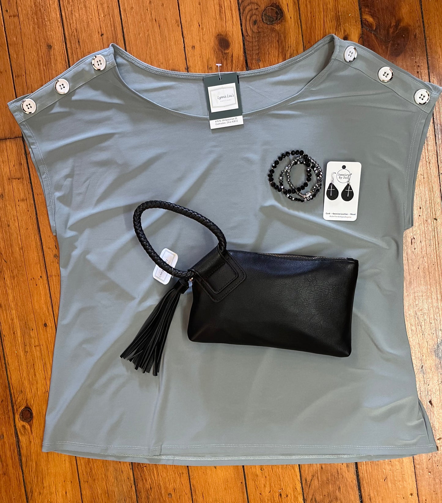 (Plus)Sage ShortSleeve Top