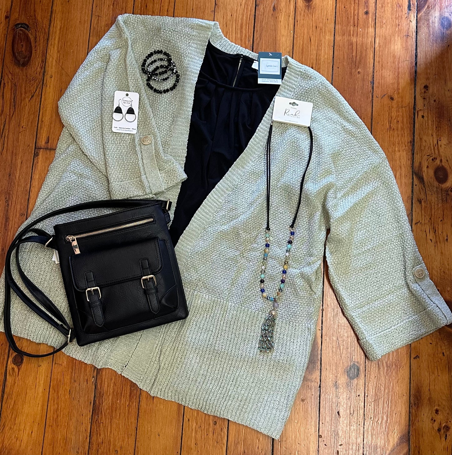 (Plus) Sage Cardigan