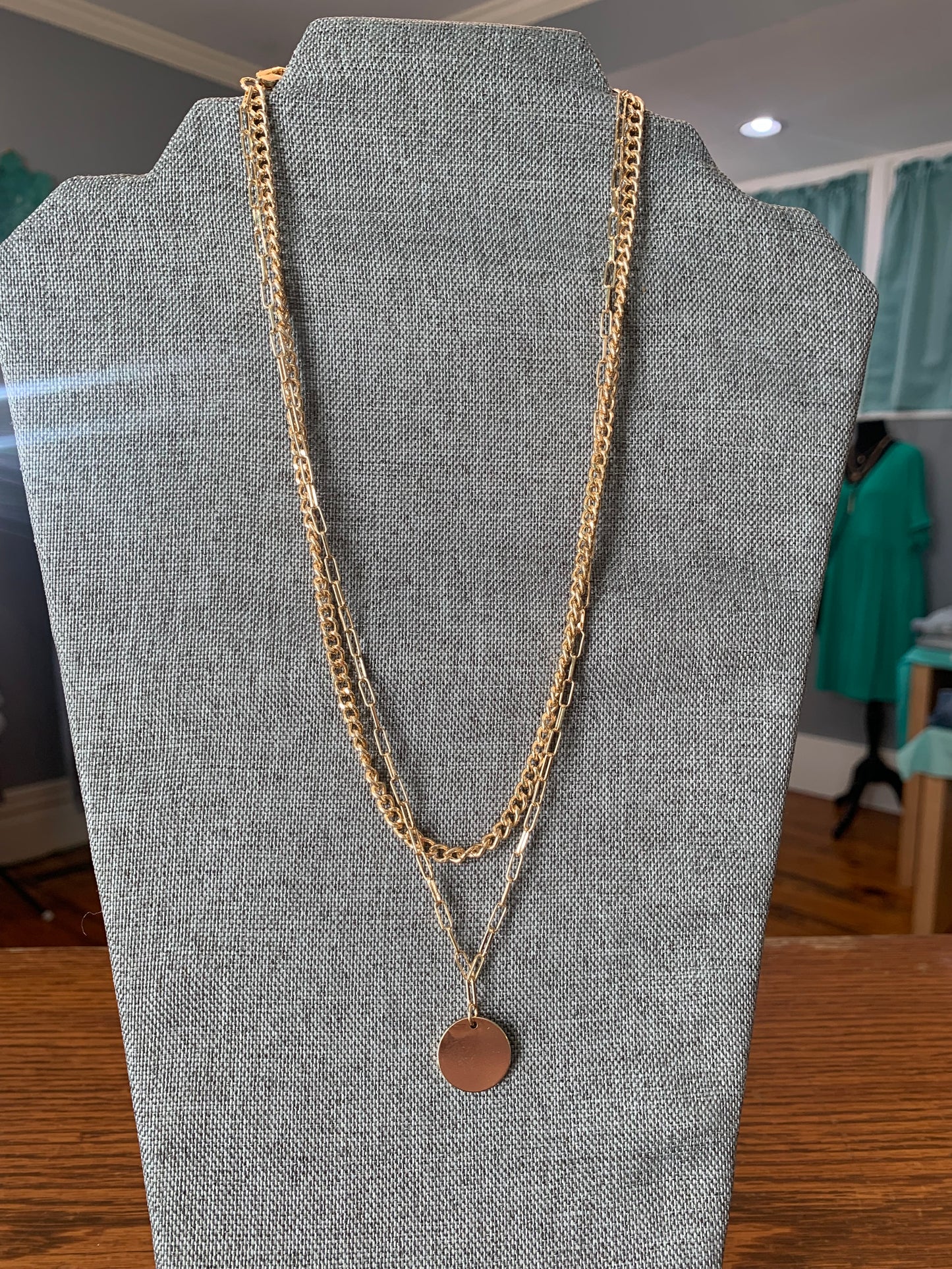 2 Strand Gold Necklace